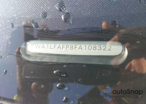 2015 Audi Q5 2.0T Premium из США, поврежденный, VIN WA1LFAFP8FA108322